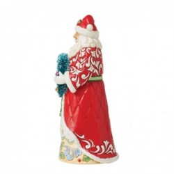 Figurine Père Noël Couronne De Noël