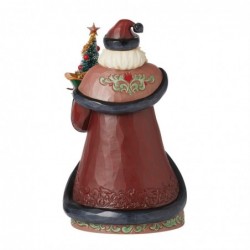 Figurine Père Noël Sapin Traineau