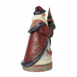 Figurine Père Noël Sapin Traineau