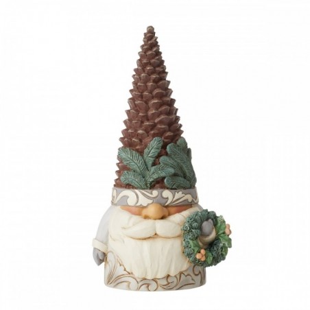 Gnome Avec Un Chapeau Pomme De Pin