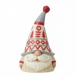 Figurine Gnome De Noël Nordic Avec Un Pull Blanc