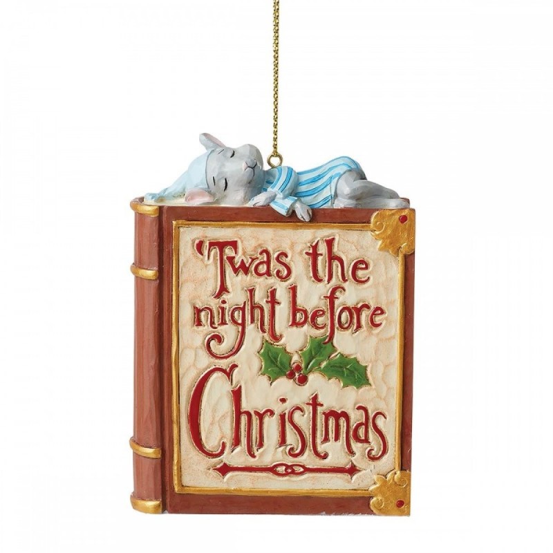 Figurine Suspension Livre The Night Before Christmas