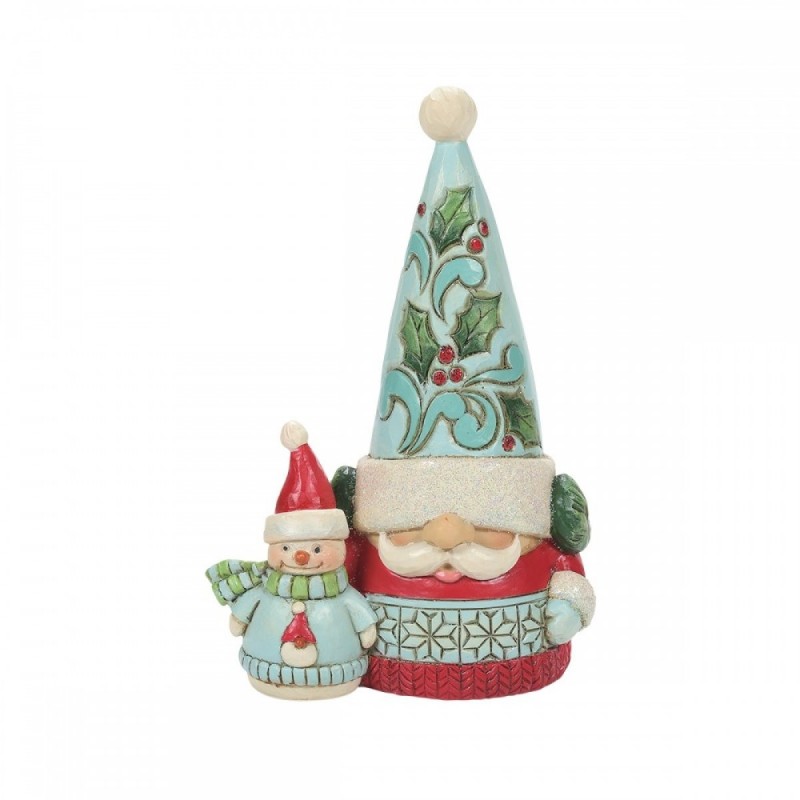 Figurine Wonderland Gnome And Snowman