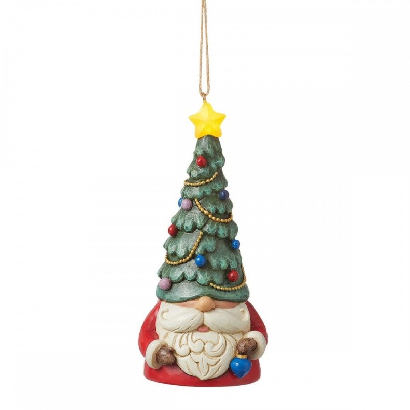 Figurine Gnome Avec Un Chapeau Sapin S'illumine