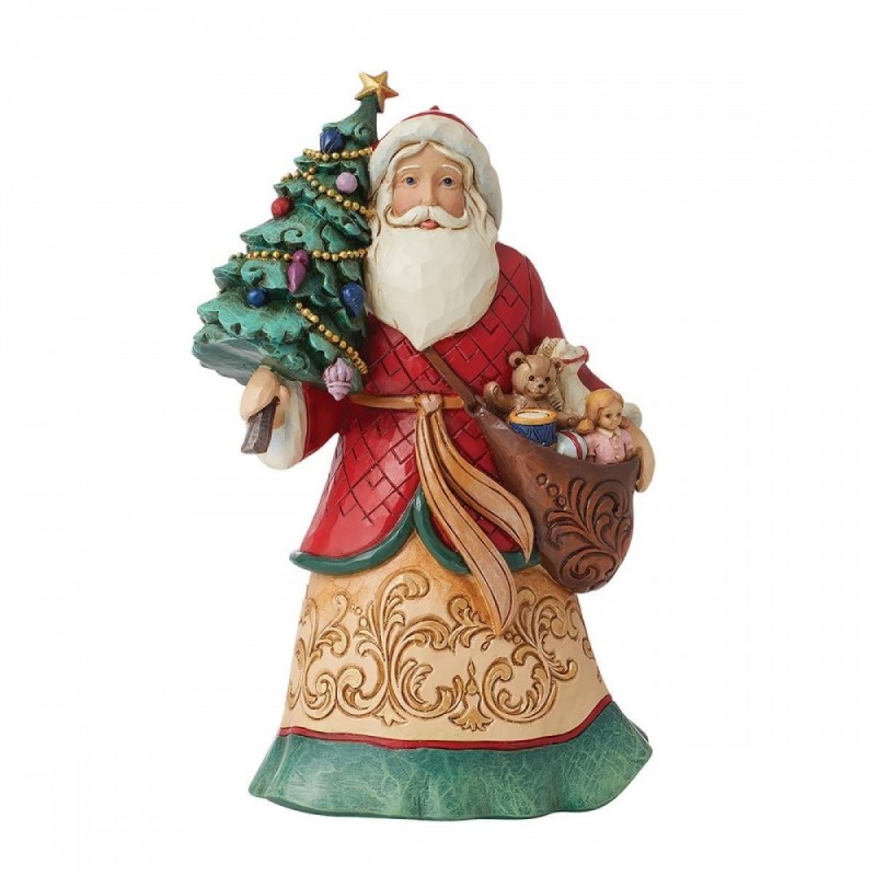 Figurine Père Noël Avec Des Jouets