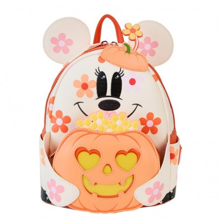 Mini Sac À Dos Phosphorescent Minnie Costume De Fantôme Fleuri