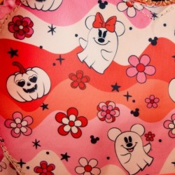 Sac À Bandoulière Cœur Phosphorescent Mickey Minnie Costume De Fantôme Fleuri