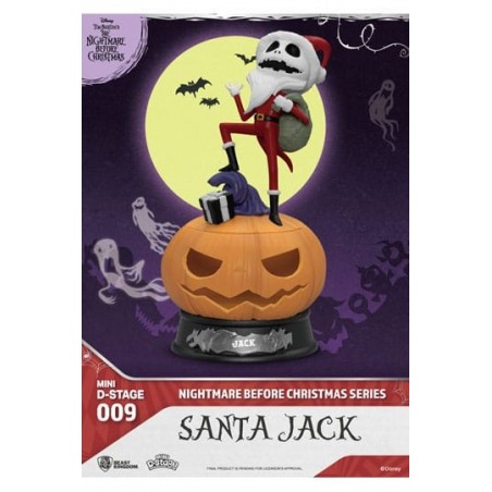 Figurine Santa Jack L'étrange Noël De Monsieur Jack Disney Mini D-Stage