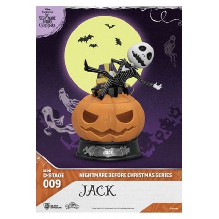 Figurine Jack L'étrange Noël De Monsieur Jack Disney Mini D-Stage