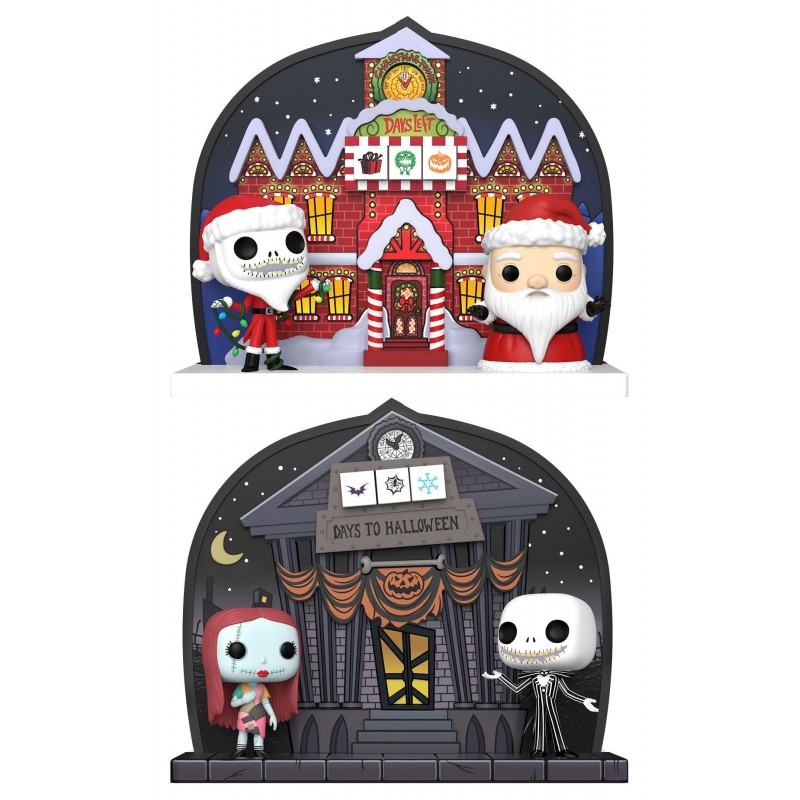 Figurine Nightmare Before Christmas Pocket Pop Calendrier 13 Day Countdown Dual Side Halloween