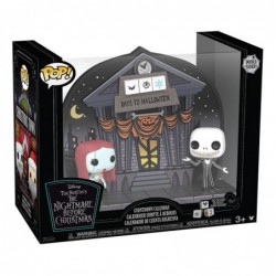 Figurine Nightmare Before Christmas Pocket Pop Calendrier 13 Day Countdown Dual Side Halloween