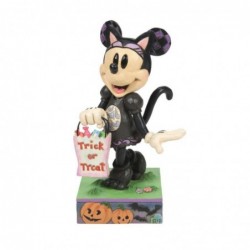 Figurine Minnie En Costume De Chat Noir Disney Traditions