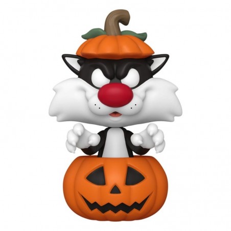 Figurine Funko Pop 1675 Halloween Sylvestre Citrouille Looney Tunes