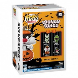 Figurine Funko Pop 1675 Halloween Sylvestre Citrouille Looney Tunes