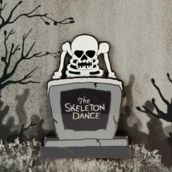 Pin's Phosphorescent 95E Anniversaire De The Skeleton Dance Coffret Collector