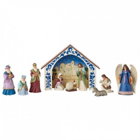 Figurine Set De 10 Figurines Nativité Jim Shore Heartwood Creek