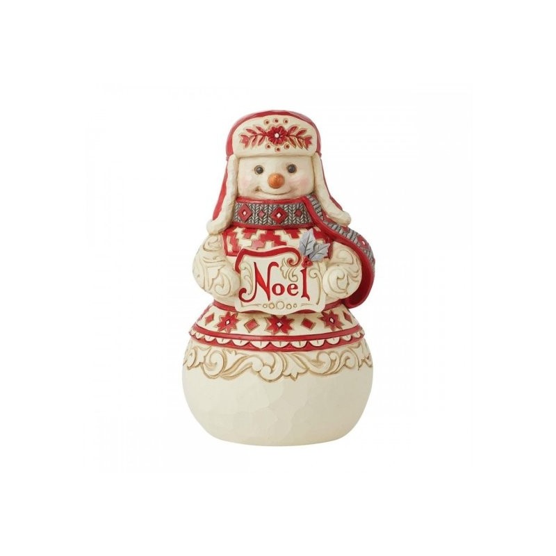 Figurine Bonhomme De Neige Noël Nordique Jim Shore Heartwood Creek