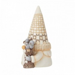 Figurine Gnome Bûcheron White Woodland