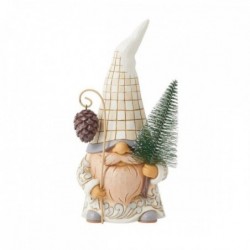 Figurine Gnome Sapin White Woodland