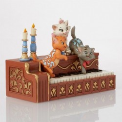 Figurine Chatons Aristochats Sur Un Piano