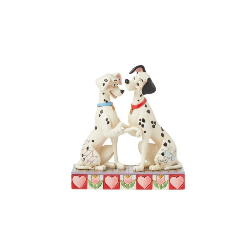 Figurine Pongo Et Perdita Disney Traditions 101 Dalmatiens