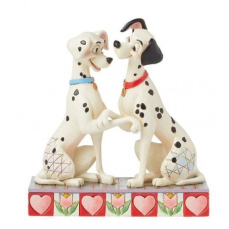 Figurine Pongo Et Perdita Disney Traditions 101 Dalmatiens