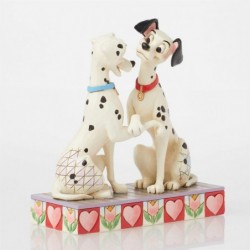 Figurine Pongo Et Perdita Disney Traditions 101 Dalmatiens