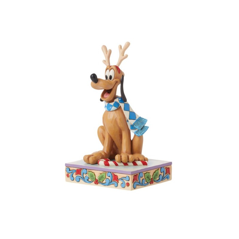 Figurine Pluto De Noël Disney Traditions