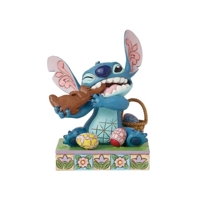 Figurine Stitch Pâques Disney Traditions Lilo Stitch