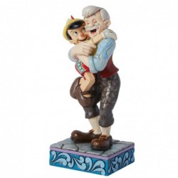 Figurine Geppetto Et Pinocchio Disney Traditions