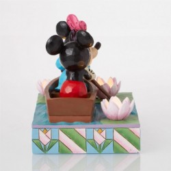 Figurine Chaloupe D'amour Led Mickey Et Minnie Disney Traditions