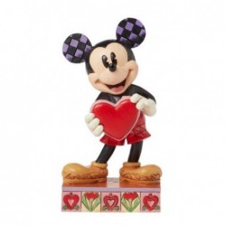 Figurine Mickey Coeur Personnalisable Disney Traditions