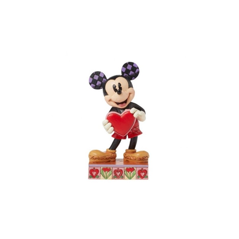 Figurine Mickey Coeur Personnalisable Disney Traditions