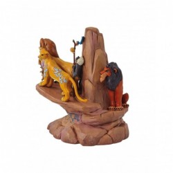 Figurine Le Roi Lion Carved In Stone Disney Traditions