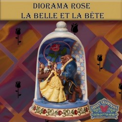 Figurine Diorama Rose La Belle Et La Bête Disney Traditions