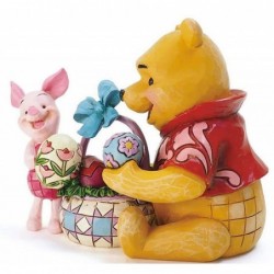 Figurine Paques De Winnie L'ourson Et Porcinet Disney Traditions