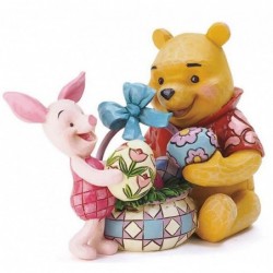 Figurine Paques De Winnie L'ourson Et Porcinet Disney Traditions