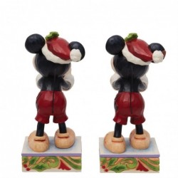 Figurine Mickey De Noël Avec Un Cadeau Surprise Disney Traditions