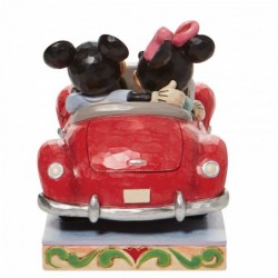 Figurine Mickey Minnie En Voiture Disney Traditions