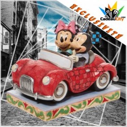 Figurine Mickey Minnie En Voiture Disney Traditions