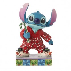 Figurine Stitch En Pyjama De Noël Disney Traditions