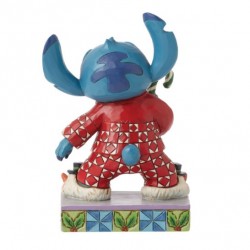 Figurine Stitch En Pyjama De Noël Disney Traditions