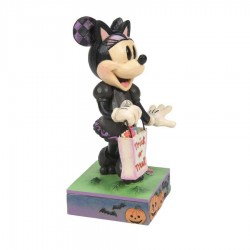 Figurine Minnie En Costume De Chat Noir Disney Traditions