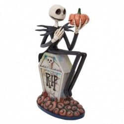 Figurine Jack Sur Une Pierre Tombale Disney Traditions