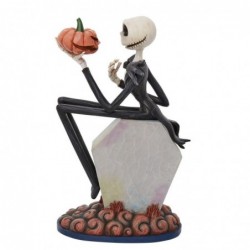 Figurine Jack Sur Une Pierre Tombale Disney Traditions