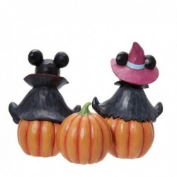 Figurine Mickey Minnie Halloween Phosphorescent Disney Traditions