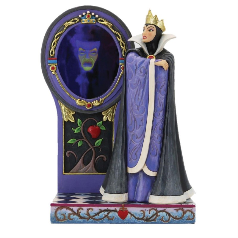 Figurine La Reine Sorcière Et Son Miroir Disney Traditions