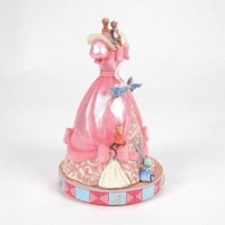 Figurine Musique De La Robe Rose De Cendrillon Disney Traditions Cendrillon