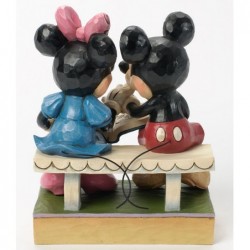 Figurine Mickey Et Minnie 85E Anniversaire Disney Traditions