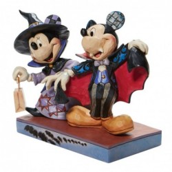 Figurine Minnie Sorciere Et Mickey Vampire Disney Traditions